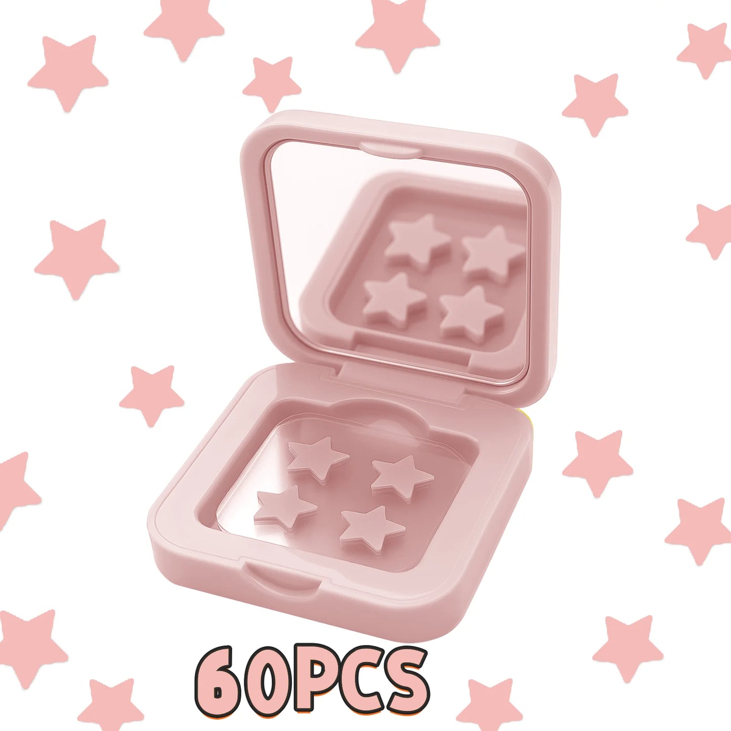 60 Parches para el Acné, Sin Alcohol ni Fragancia, Cubren el Acné y las Imperfecciones, Parche para las Manchas Faciales y de la Piel, Espejo de Maquillaje de Lujo