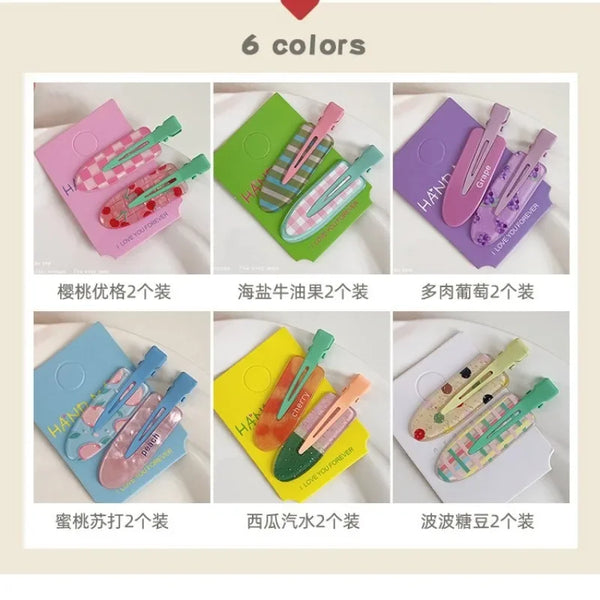 Pinza para el cabello con maquillaje de color caramelo, flequillo bonito, pinzas para el cabello rotas, accesorio para el cabello, pinza lateral, diadema informal, maquillajes para mujer